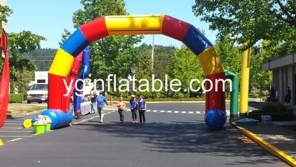 Use an inflatable arch to welcome guests to your event