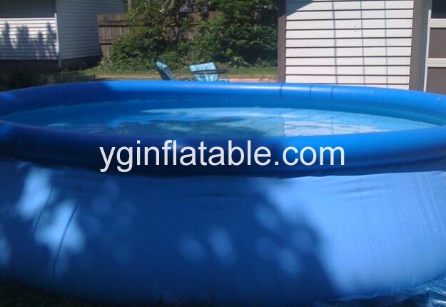 What ways to set up an inflatable pool