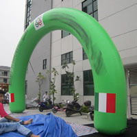 Green inflatable advertising archesGA136