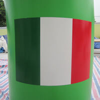 Green inflatable advertising archesGA136