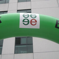 Green inflatable advertising archesGA136