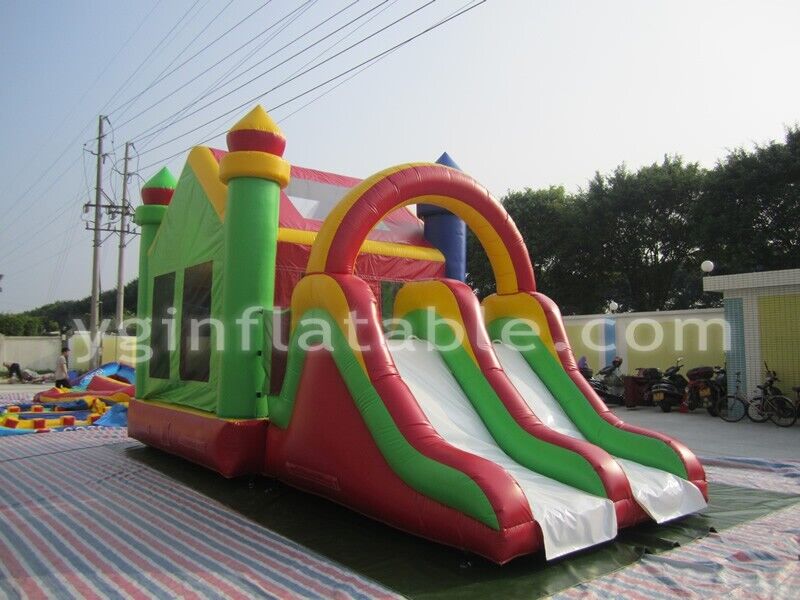 castle bounce with double water slideGB491