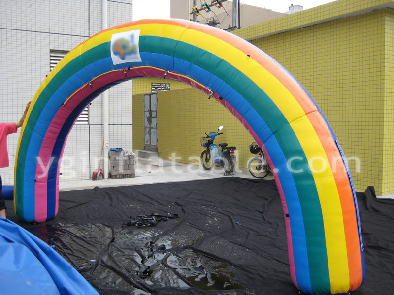 Rainbow Inflatable ArchGA137