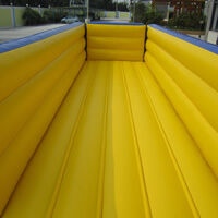 blue inflatable bouncerGB492