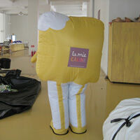Yellow inflatable move cartoonGC121