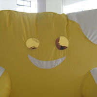 Yellow inflatable move cartoonGC121