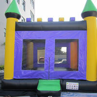 Purple Inflatable Bounce Slide CombinationGB495