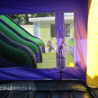 Purple Inflatable Bounce Slide CombinationGB495