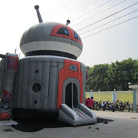 Gray Robot BouncerGB497