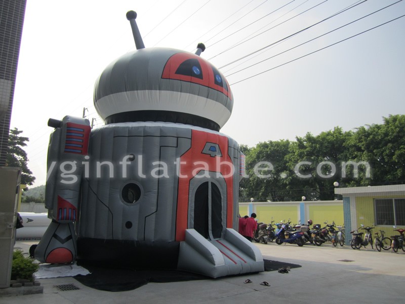 Gray Robot Bounce HouseGB497
