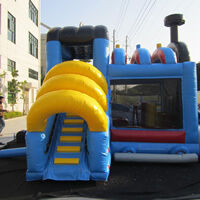 Train Inflatable Bounce Slide CombinationGB496
