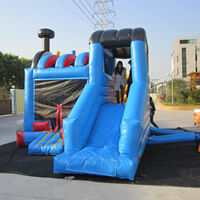 Train Inflatable Bounce Slide CombinationGB496