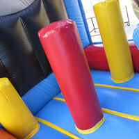 Train Inflatable Bounce Slide CombinationGB496