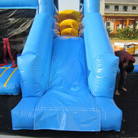 Train Inflatable Bounce Slide CombinationGB496