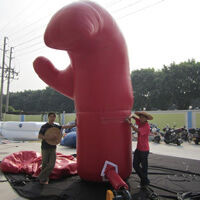 Red Shape Advertising Inflatable GloveGC124