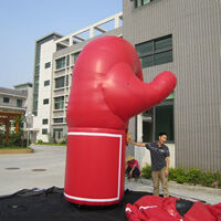 Red Shape Advertising Inflatable GloveGC124