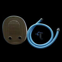 Marine inflatable foot pump