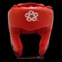 Red PU leather head protection