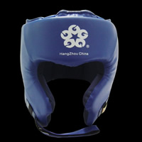 Blue PU leather head protection