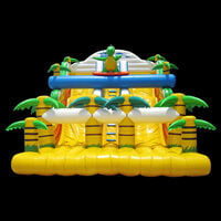 Outdoor inflatable water slide