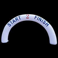 White Start 2 Finish Inflatable Arch