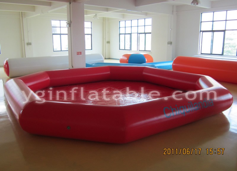 Red Family Big Inflatable PoolGP058