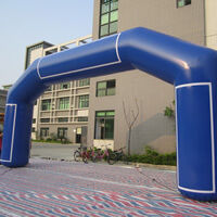 Blue inflatable advertising archGA134