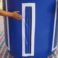 Blue inflatable advertising archGA134