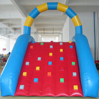 Small inflatable obstacle climbing slideGE137