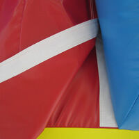 Small inflatable obstacle climbing slideGE137
