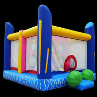 Colorful Bounce House Birthday Party