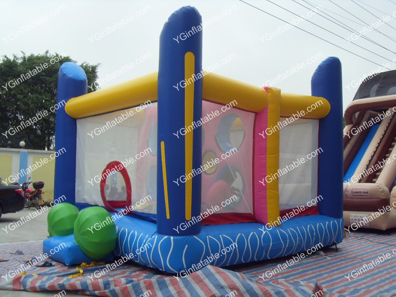 Colorful Bounce House Birthday PartyGB511