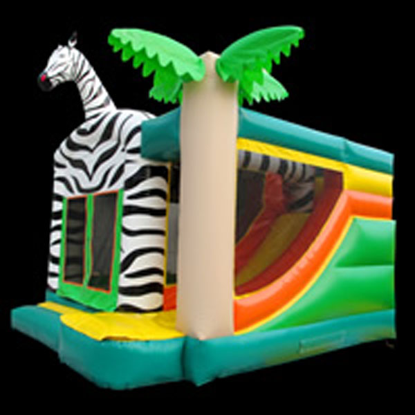 Zebra Bounce House Birthday PartyGB520