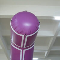 Purple half advertising inflatable archGA141