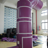 Purple half advertising inflatable archGA141