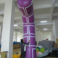 Purple half advertising inflatable archGA141
