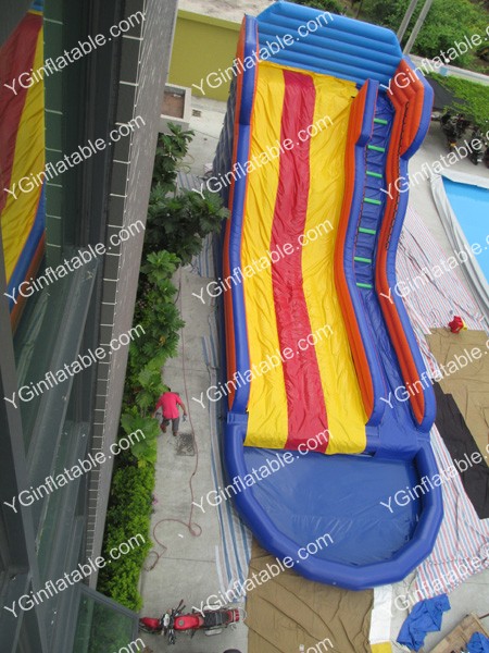 Iarge inflatable pool slideGI158