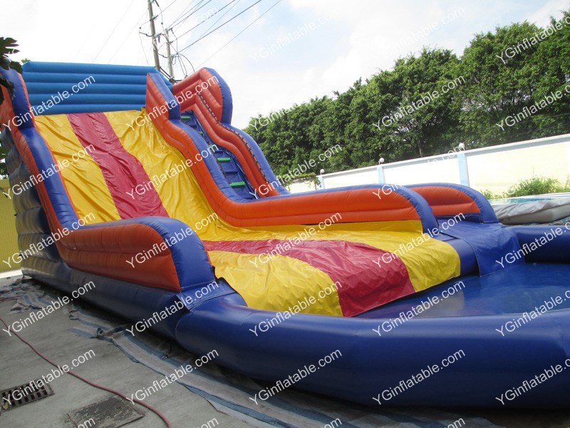 Iarge inflatable pool slideGI158