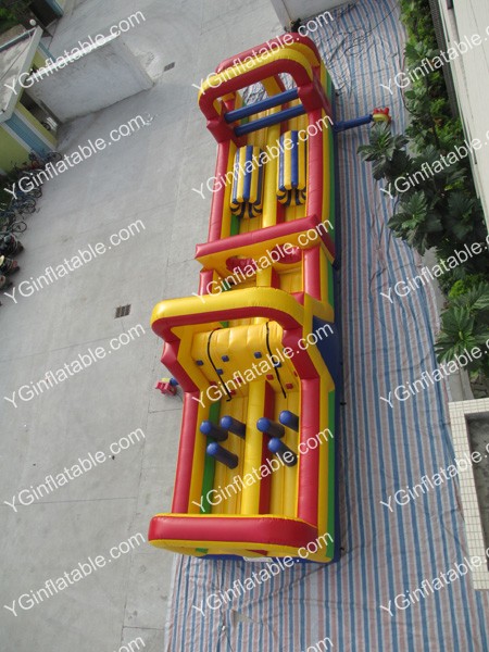 The monster inflatable obstacle courseGE139