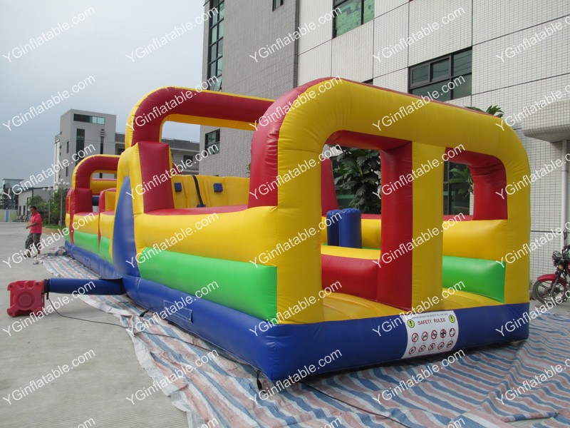The monster inflatable obstacle courseGE139