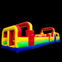 The monster inflatable obstacle course