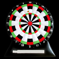 Inflatable dart dial