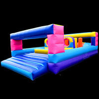 Obstacle course jumping castle