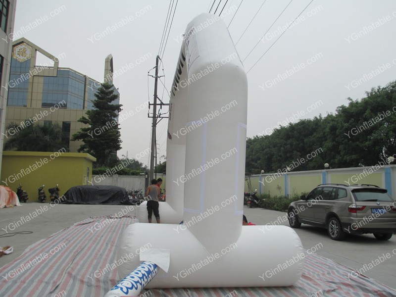 white inflatable archesGA153