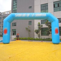 GA165Blue paint arches Blue paint archesGA165