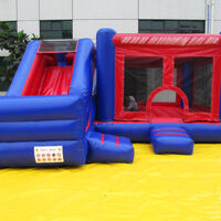 GB499bInflatable bouncer slide combo Inflatable bouncer slide comboGB499b