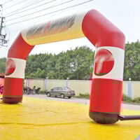 GA166Inflatable Red Arches Inflatable Red ArchesGA166