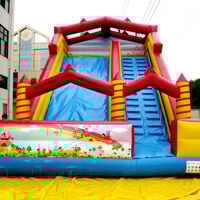 GI167Colorful Inflatable Slide Colorful Inflatable SlideGI167