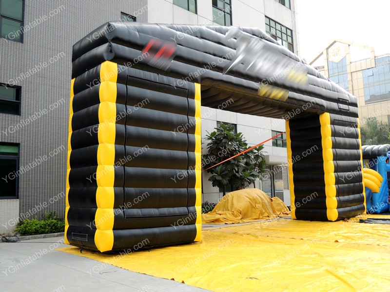 Inflatable black rectangular archesGA168