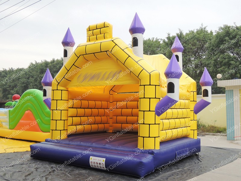 Yellow Lattice Bouncy Castle For SaleGL171b